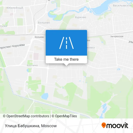 Улица Бабушкина map