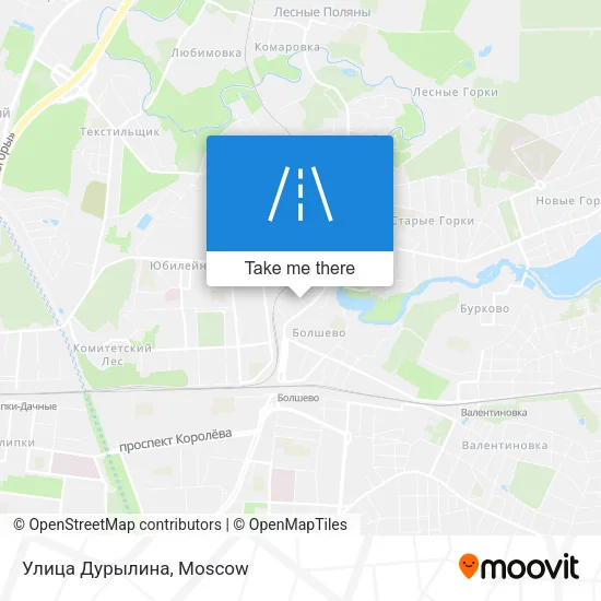 Улица Дурылина map