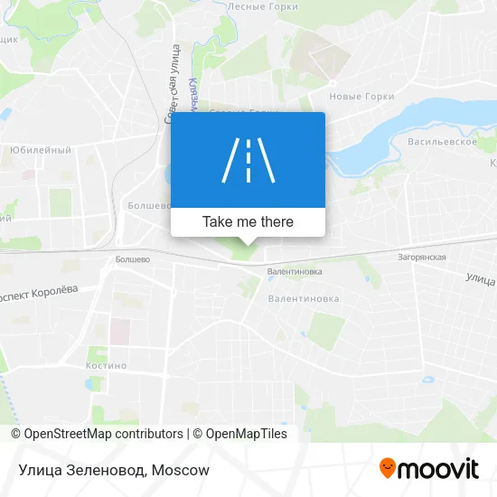 Улица Зеленовод map