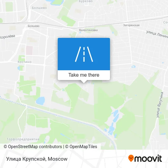 Улица Крупской map