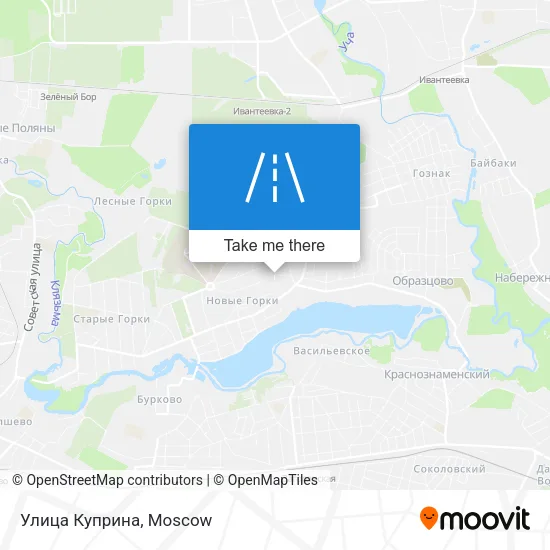 Улица Куприна map