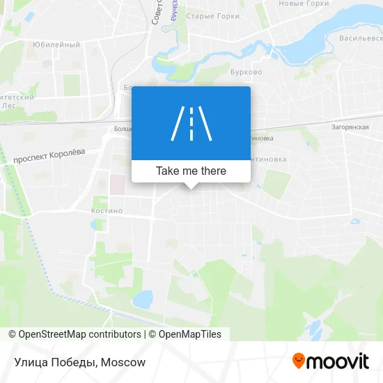 Улица Победы map