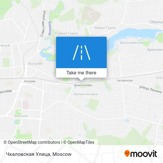 Чкаловская Улица map