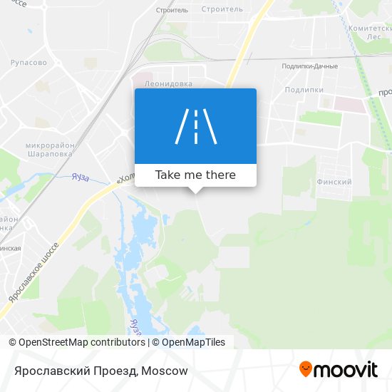 Ярославский Проезд map