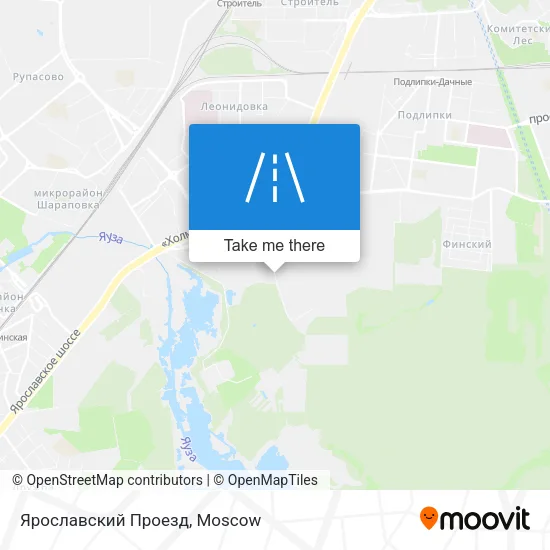 Ярославский Проезд map