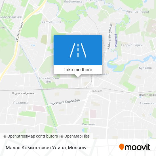 Малая Комитетская Улица map