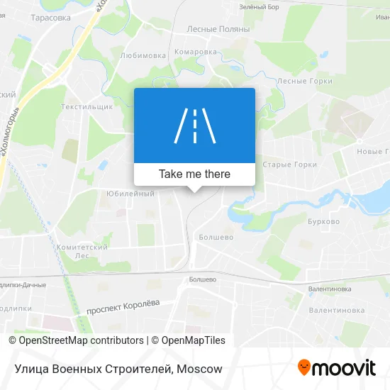 Улица Военных Строителей map