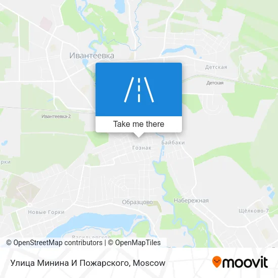 Улица Минина И Пожарского map