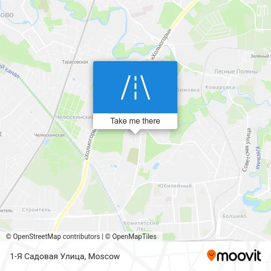 1-Я Садовая Улица map