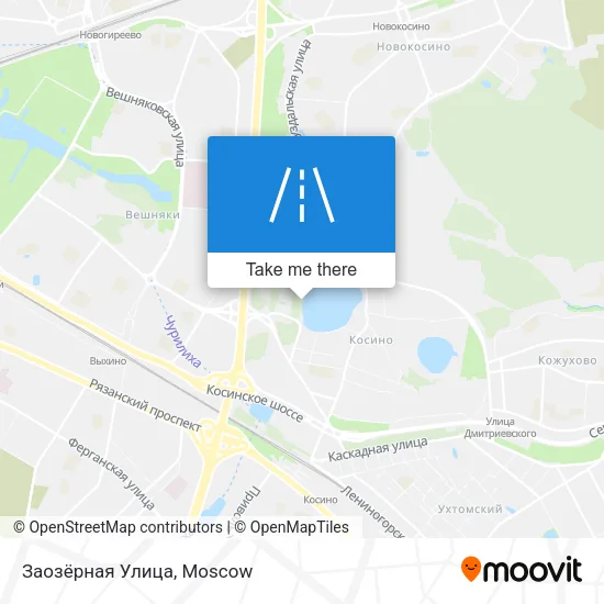 Заозёрная Улица map