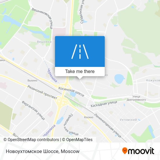 Новоухтомское Шоссе map