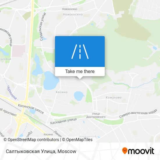 Салтыковская Улица map