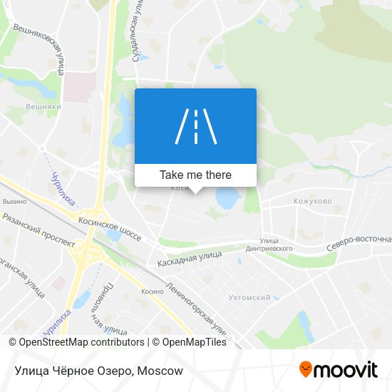 Улица Чёрное Озеро map