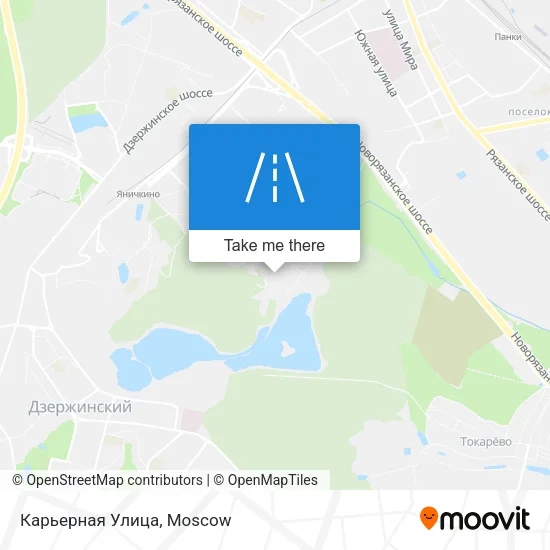 Карьерная Улица map