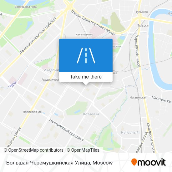Большая Черёмушкинская Улица map