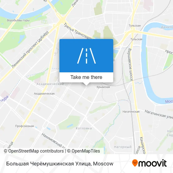 Большая Черёмушкинская Улица map