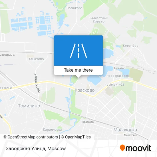 Заводская Улица map