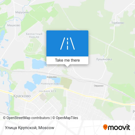 Улица Крупской map