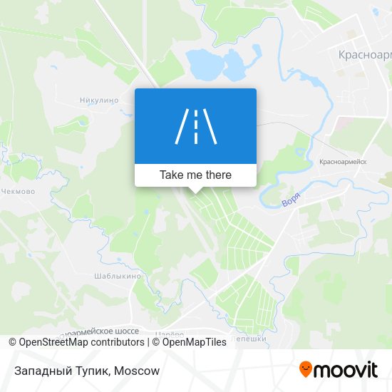 Западный Тупик map