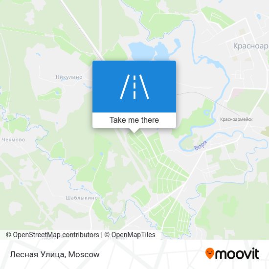 Лесная Улица map