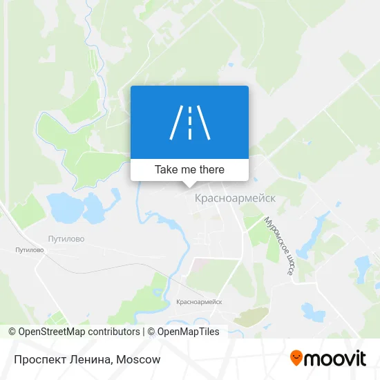 Проспект Ленина map