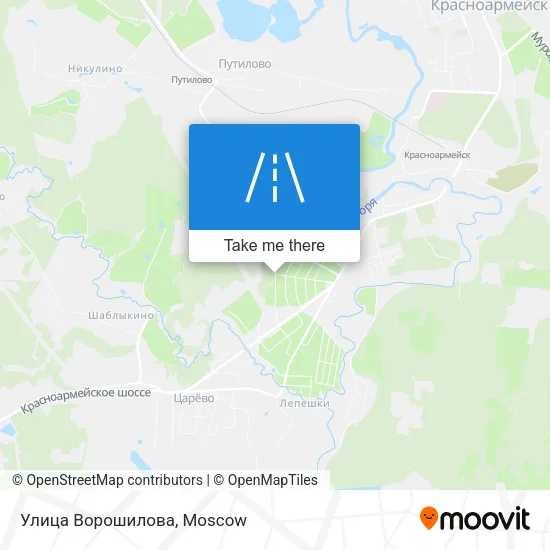Улица Ворошилова map