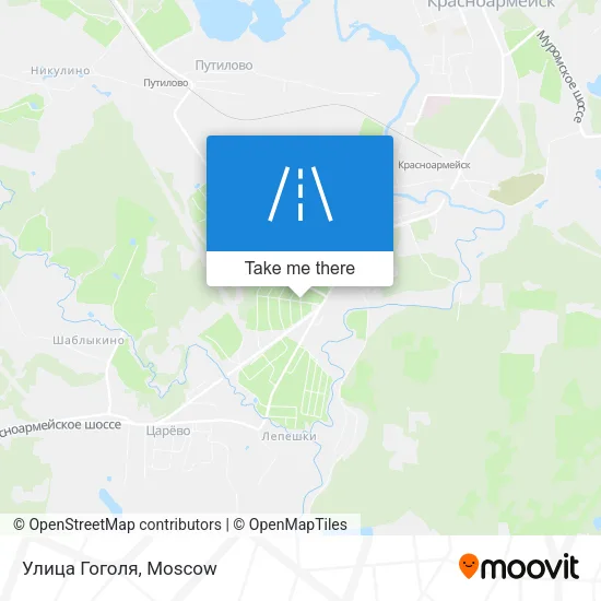 Улица Гоголя map
