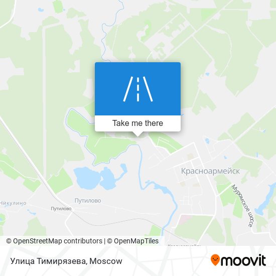 Улица Тимирязева map