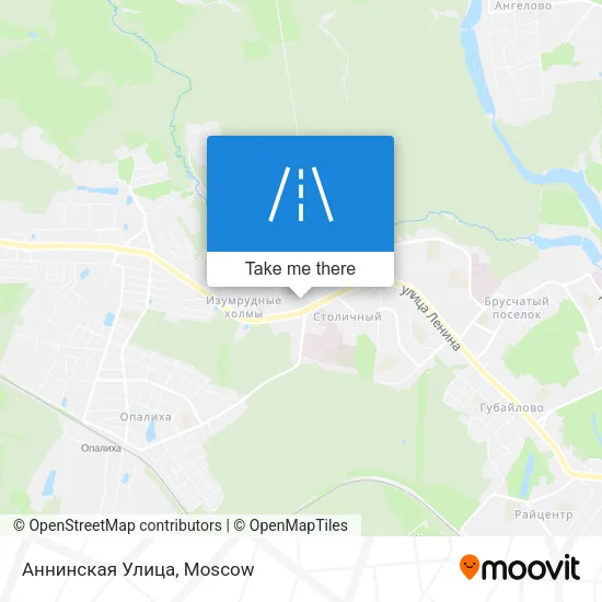Аннинская Улица map