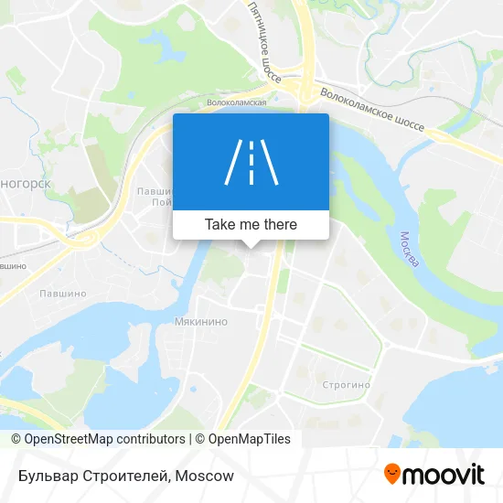 Бульвар Строителей map