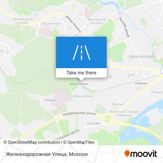 Железнодорожная Улица map