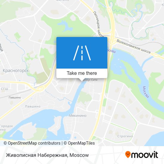 Живописная Набережная map