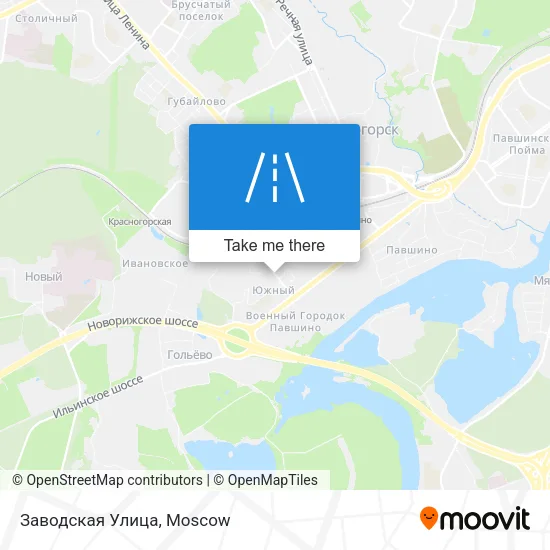 Заводская Улица map