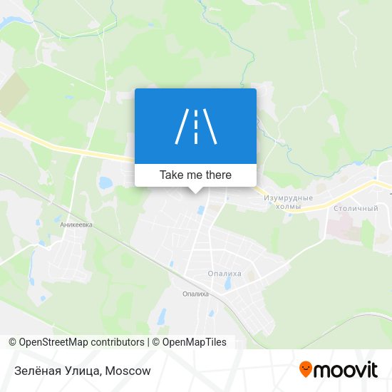Зелёная Улица map