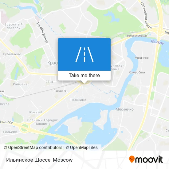 Ильинское Шоссе map