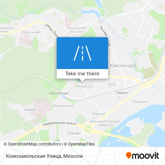 Комсомольская Улица map