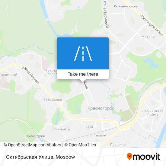 Октябрьская Улица map