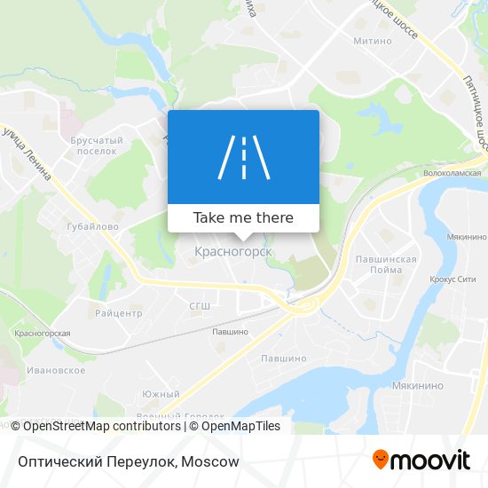 Оптический Переулок map