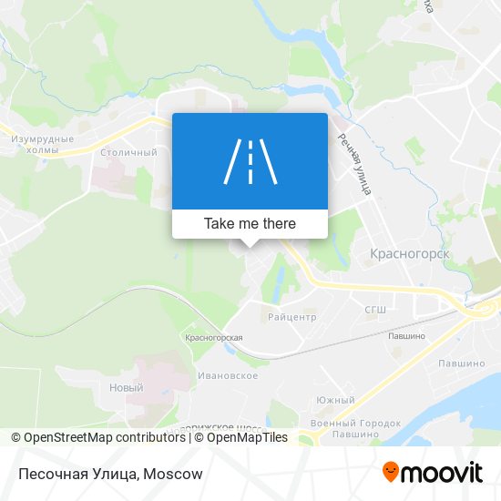 Песочная Улица map