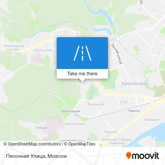 Песочная Улица map