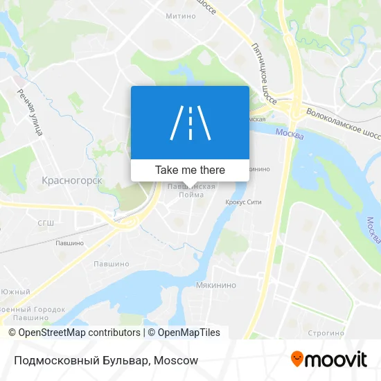 Подмосковный Бульвар map