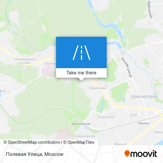 Полевая Улица map