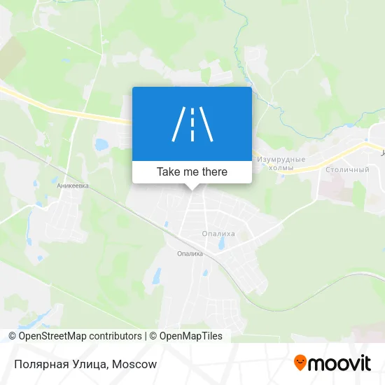 Полярная Улица map