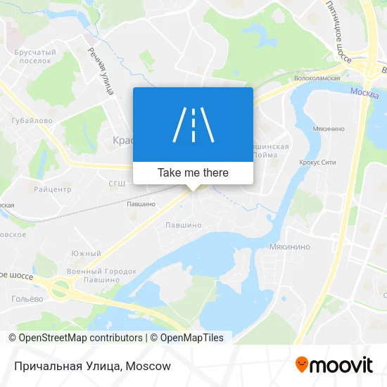 Причальная Улица map