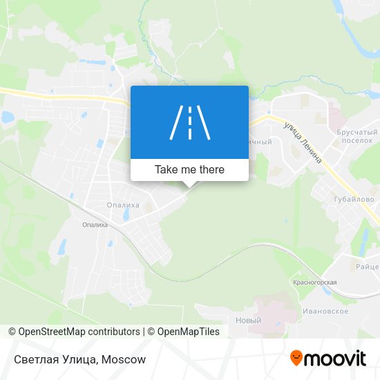 Светлая Улица map