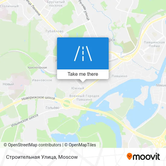 Строительная Улица map