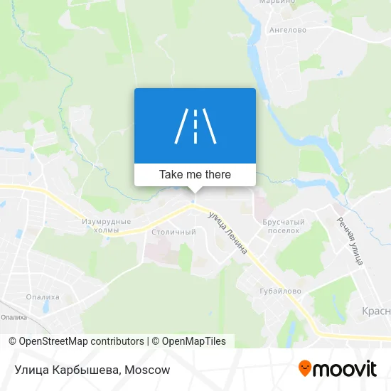 Улица Карбышева map