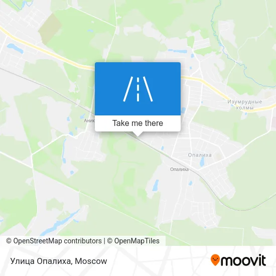 Улица Опалиха map