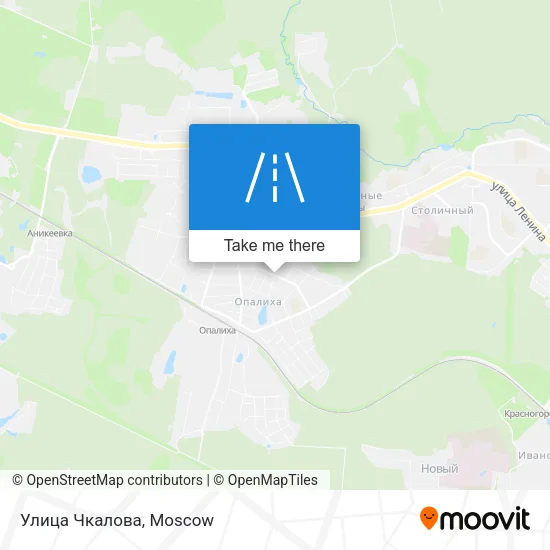 Улица Чкалова map