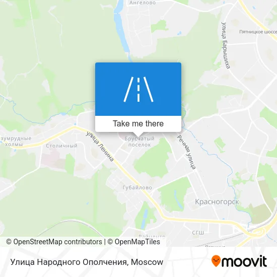 Улица Народного Ополчения map